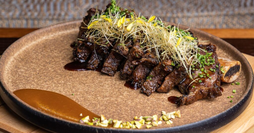 Kagoshima wagyu beef at Mimi Kakushi in Jumeirah 2 Dubai
