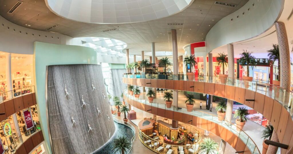 Dubai Mall Waterfall